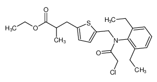 100006-74-4 structure, C23H30ClNO3S