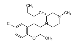 29122-64-3 structure, C19H31ClN2O