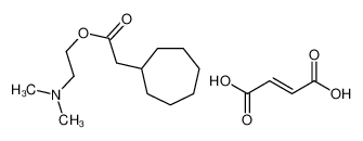 2-(二甲基氨基)乙基环庚烷乙酸酯(E)-2-丁烯二酸盐(1:1)