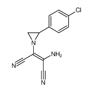 88548-95-2 2-amino-3-[2-(4-chlorophenyl)aziridin-1-yl]but-2-enedinitrile