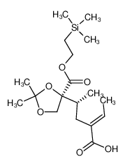 122445-48-1 (R,E)-4-((S)-2,2-dimethyl-4-((2-(trimethylsilyl)ethoxy)carbonyl)-1,3-dioxolan-4-yl)-2-ethylidenepentanoic acid