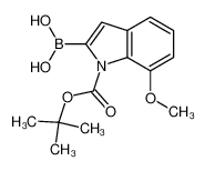 1-Boc-7-甲氧基吲哚-2-硼酸