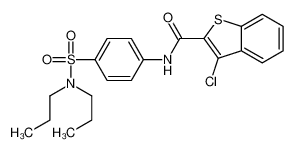 600122-43-8 structure, C21H23ClN2O3S2