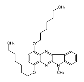 77855-17-5 1,4-diheptoxy-6-methylindolo[3,2-b]quinoxaline