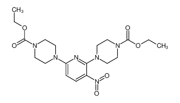 92741-38-3 2,6-bis(4-ethoxycarbonyl-1-piperazinyl)-3-nitropyridine