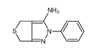 2-phenyl-4,6-dihydrothieno[3,4-c]pyrazol-3-amine 95469-88-8