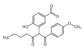 1257220-33-9 spectrum, 2-(2-hydroxy-5-nitrophenyl)-1-(4-methoxyphenyl)-1,3-heptandione