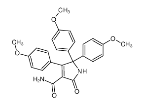 96784-44-0 3-Carbamoyl-4,5,5-tris(4-methoxyphenyl)-1H-pyrrol-2(5H)-one