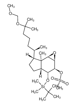 561017-47-8 spectrum, 8β-tert-butyldimethylsilyloxy-25-methoxymethyloxy-de-A,B-11α,12α-epoxycholestan-9α-yl-methanesulfonate