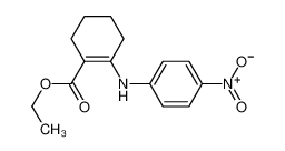 ethyl 2-(4-nitroanilino)cyclohexene-1-carboxylate 38773-27-2