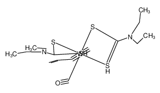 129700-64-7 structure, C15H25N2OS4W