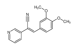 (Z)-3-(3,4-dimethoxy-phenyl)-2-pyridin-3-yl-acrylonitrile 149286-90-8