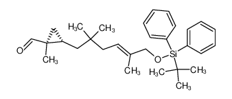 (2S,3S,7E)-2,5,5,8-tetramethyl-2,3-methano-9-(t-butyldiphenylsilyloxy)-7-nonen-1-al