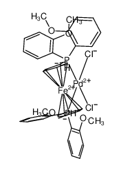 726205-37-4 structure, C38H30Cl2FeO4P2Pd