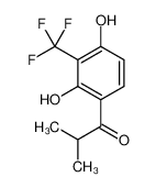 1-(2,4-Dihydroxy-3-(trifluoromethyl)phenyl)-2-methylpropan-1-one 1204737-93-8