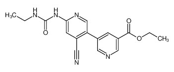 1477885-03-2 spectrum, ethyl 4′-cyano-6′-(3-ethylureido)-3,3′-bipyridine-5-carboxylate