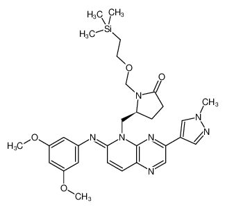 1431873-32-3 structure, C30H39N7O4Si