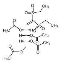 109454-90-2 D-arabino-3,4,5,6-tetraacetoxy-1,1-bis-ethanesulfonyl-hex-1-ene