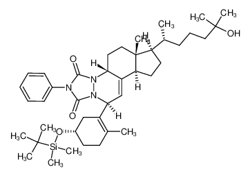 86307-42-8 spectrum, (4aR,6aR,7R,9aR,11S)-11-((S)-5-((tert-butyldimethylsilyl)oxy)-2-methylcyclohex-1-en-1-yl)-7-((R)-6-hydroxy-6-methylheptan-2-yl)-6a-methyl-2-phenyl-4a,6,6a,7,8,9,9a,11-octahydro-1H,5H-cyclopenta[f][1,2,4]triazolo[1,2-a]cinnoline-1,3(2H)-dione