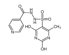 N'-[(6-Methyl-2,4-dioxo-1,2,3,4-tetrahydro-5-pyrimidinyl)sulfonyl ]isonicotinohydrazide 220654-99-9