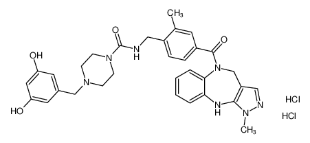 1432043-31-6 structure, C32H37Cl2N7O4