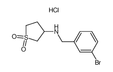 N-[(3-bromophenyl)methyl]-1,1-dioxothiolan-3-amine,hydrochloride 915402-19-6