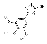 5-(3,4,5-三甲氧基苯基)-[1,3,4]噁二唑-2-硫醇