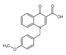 1-[(4-methoxyphenyl)methyl]-4-oxoquinoline-3-carboxylic acid 338747-41-4