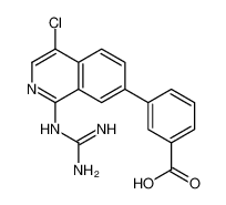 3-[4-chloro-1-(diaminomethylideneamino)isoquinolin-7-yl]benzoic acid 223671-94-1