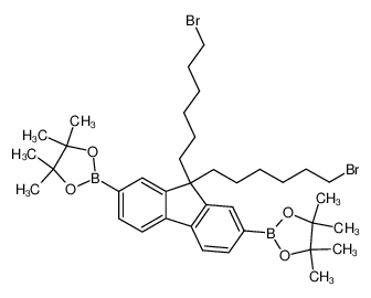 2,2′-(9,9-bis(6-bromohexyl)-9H-fluorene-2,7-diyl)bis(4,4,5,5-tetramethyl-1,3,2-dioxoborolane) 851775-62-7