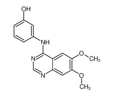 3-[(6,7-Dimethoxy-4-quinazolinyl)amino]phenol 211555-08-7