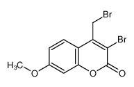 77067-28-8 3-bromo-4-(bromomethyl)-7-methoxychromen-2-one