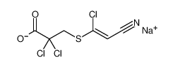 100038-53-7 structure, C6H3Cl3NNaO2S