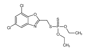 16759-59-4 (5,7-二氯苯并恶唑-2-基)甲硫基-二乙氧基-硫代-膦烷