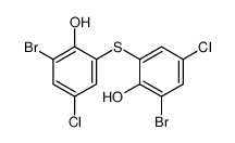 2-bromo-6-(3-bromo-5-chloro-2-hydroxyphenyl)sulfanyl-4-chlorophenol