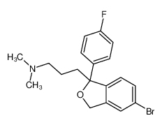 3-(5-溴-1-(4-氟苯基)-1,3-二氢异苯并呋喃-1-基)-N,N-二甲基丙烷-1-胺