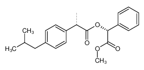 123054-49-9 (R)-2-methoxy-2-oxo-1-phenylethyl 2-(4-isobutylphenyl)propanoate