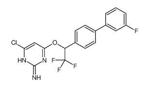 4-Chloro-6-[2,2,2-trifluoro-1-(3'-fluoro-4-biphenylyl)ethoxy]-2-p yrimidinamine 945978-64-3