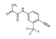 87310-69-8 spectrum, N-[4-Cyano-3-(trifluoromethyl)phenyl]-2-oxopropanamide