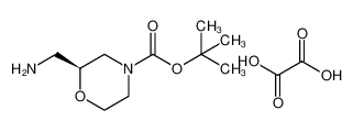 (S)-tert-Butyl 2-(aminomethyl)morpholine-4-carboxylate oxalate 1373255-08-3