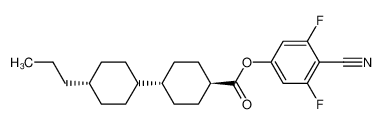 (4-cyano-3,5-difluorophenyl) 4-(4-propylcyclohexyl)cyclohexane-1-carboxylate 145804-13-3