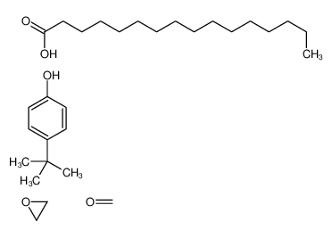 63428-90-0 十六酸与4-(1,1-二甲基乙基)酚、甲醛和环氧乙烷的聚合物