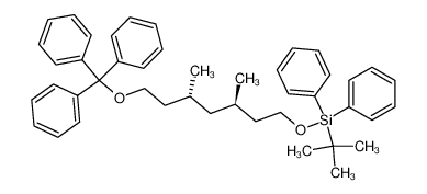 103233-23-4 (3R,5R)-3,5-di-C-methyl-1-O-tert-butyldiphenylsilyl-7-O-triphenylmethyl-heptane 1,7-diol