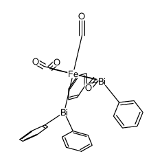 134455-40-6 structure, C28H20Bi2FeO4