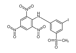 62635-71-6 structure, C13H9IN4O8S