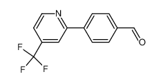 4-[4-(trifluoromethyl)pyridin-2-yl]benzaldehyde 952182-74-0