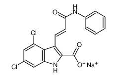 153436-22-7 structure, C18H11Cl2N2NaO3