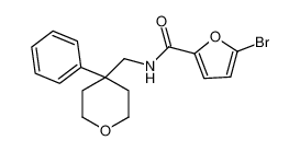 5-bromo-N-[(4-phenyloxan-4-yl)methyl]furan-2-carboxamide