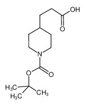 1-叔丁氧羰基-4-哌啶丙酸