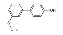 4-(3-methylsulfanylphenyl)phenol 904086-06-2